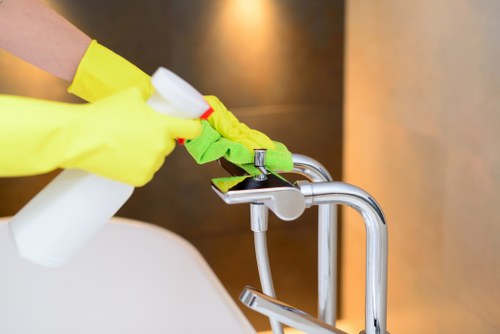 Professional upholstery cleaning in a Kingston Upon Thames living room