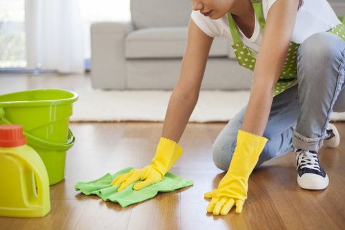 Communal area cleaning for high-traffic shared corridors