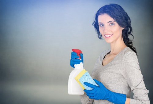 Final property cleaning before tenancy handover